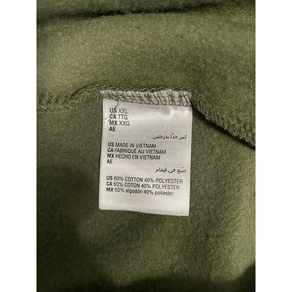 ID Ideology Men's 2XL Fleece Ankle Joggers Drawstring Waist 2 Pocket Green NEW - Picture 7 of 8